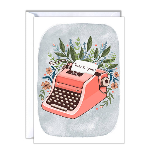 Thank You Typewriter Card