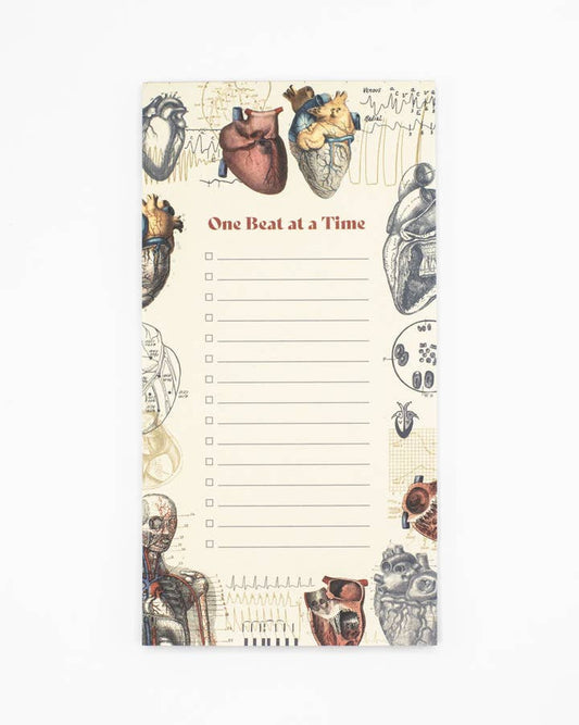 Heart One Beat at a Time Notepad