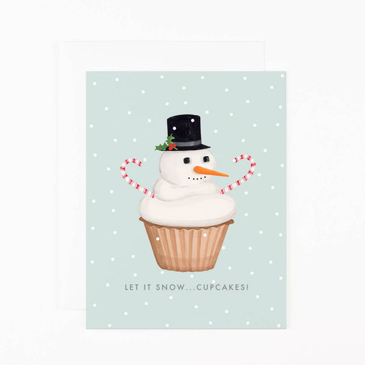 Let It Snow… Cupcakes Card Set