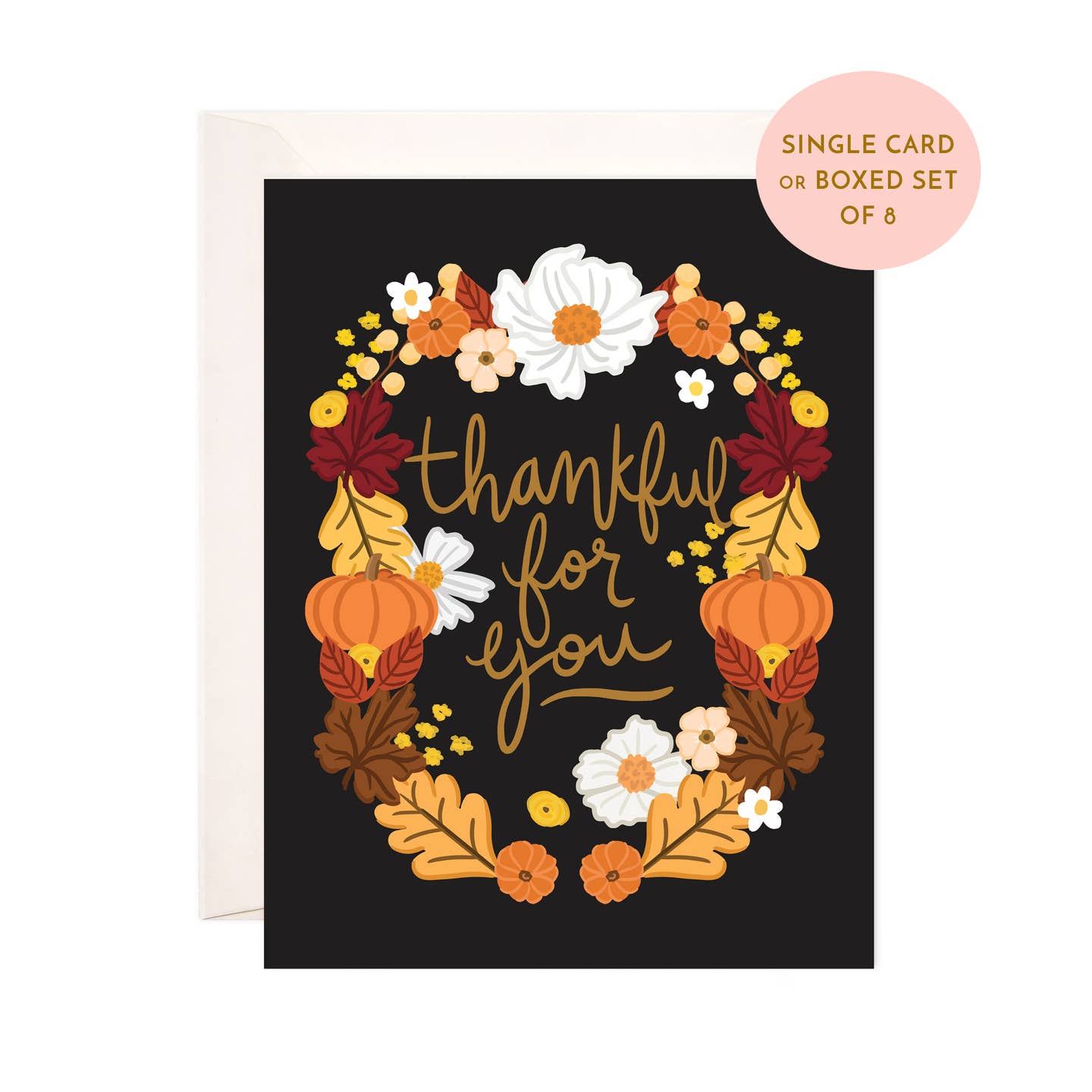 Fall Foliage Thank Card