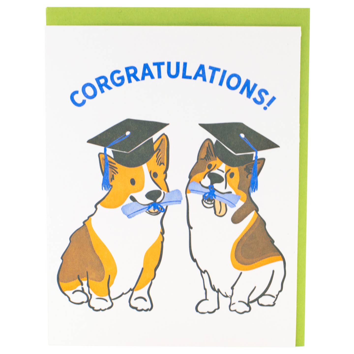 Accomplished Corgis Congratulations Grad Card