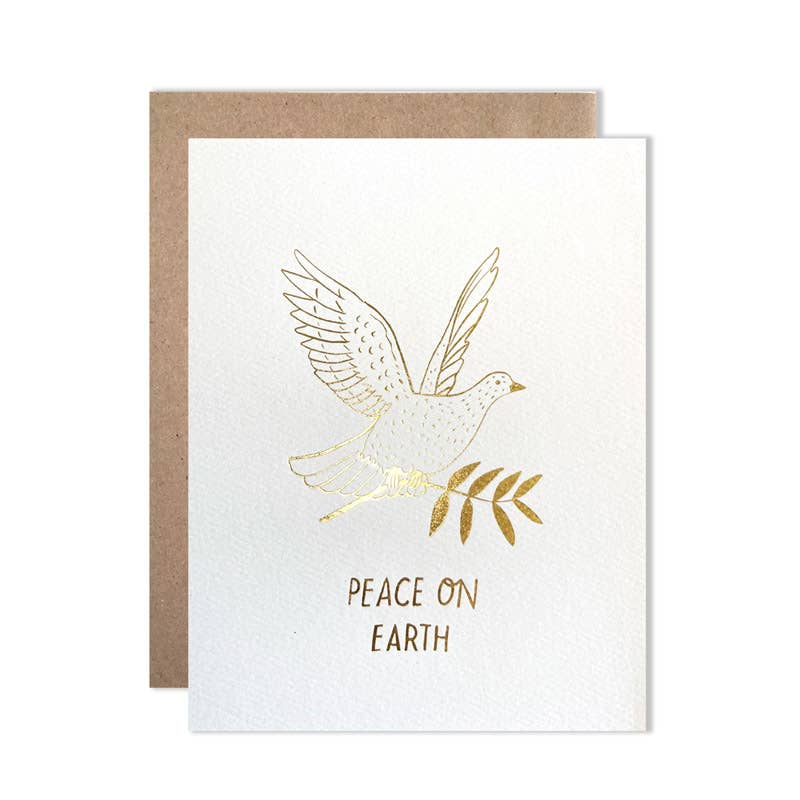 Peace on Earth Dove Foil Card Set