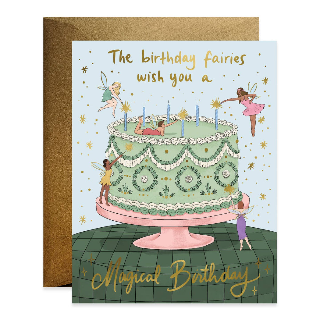 Magical Birthday Fairies Card