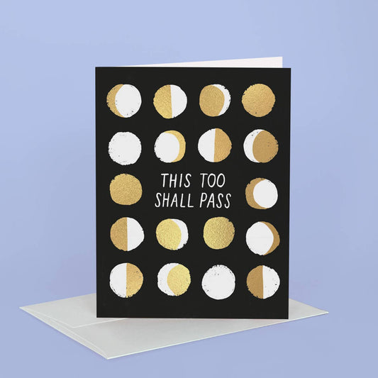 Moon Phases Shall Pass Card