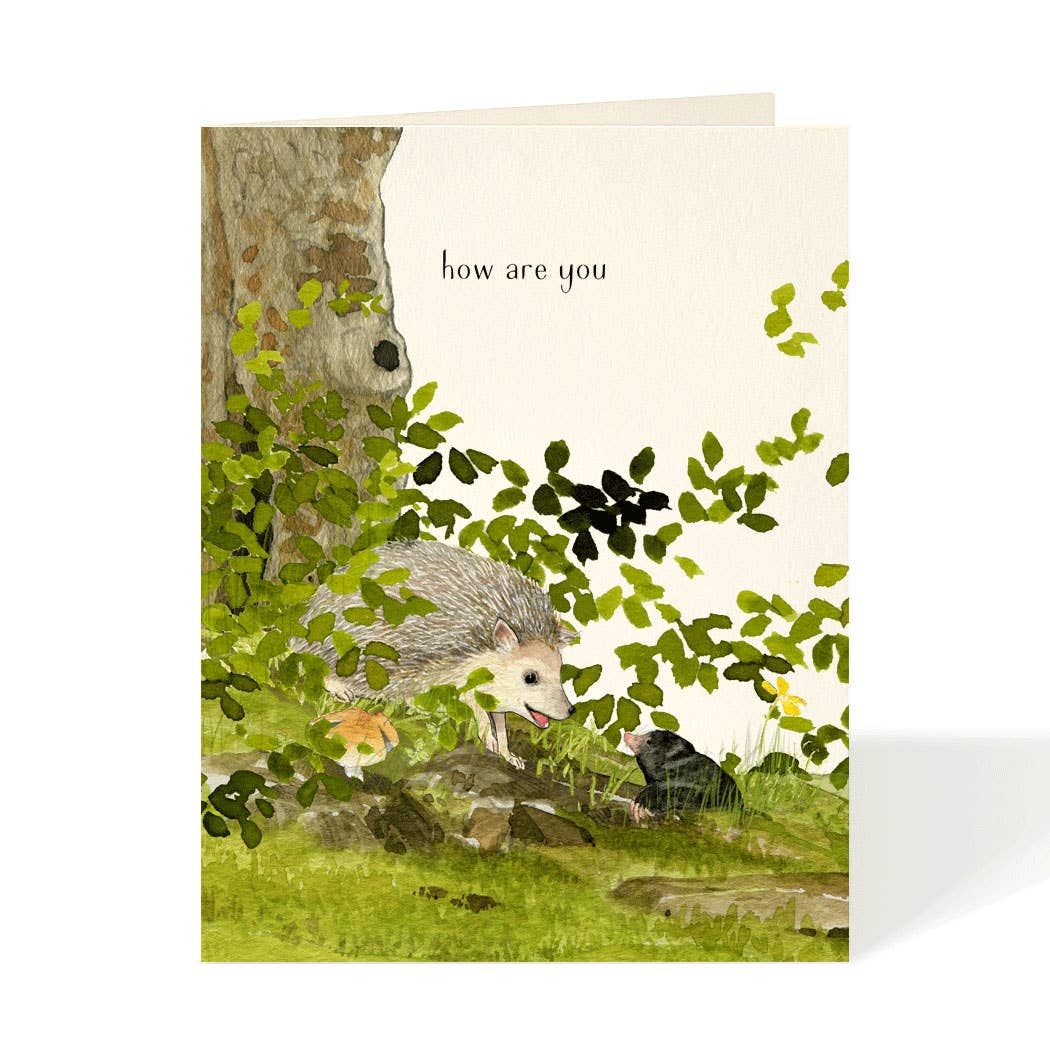 How Are You Hedgehog Card