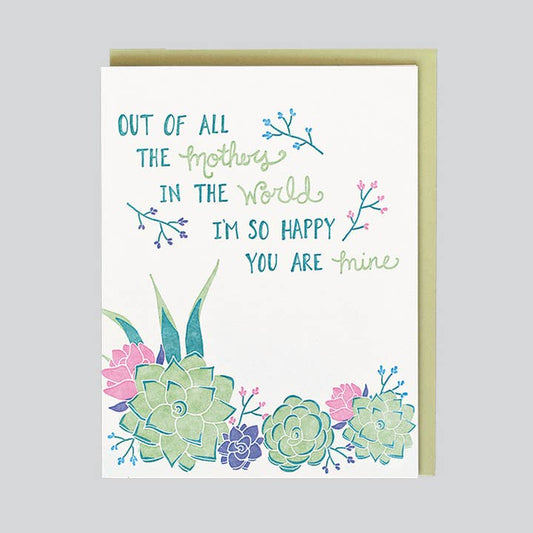 Happy Youre Mine Mother Card