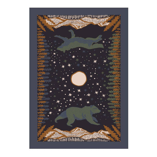 Solstice Night Microfiber Waffle Towel