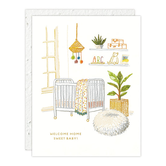 Nursery Welcome Baby Card