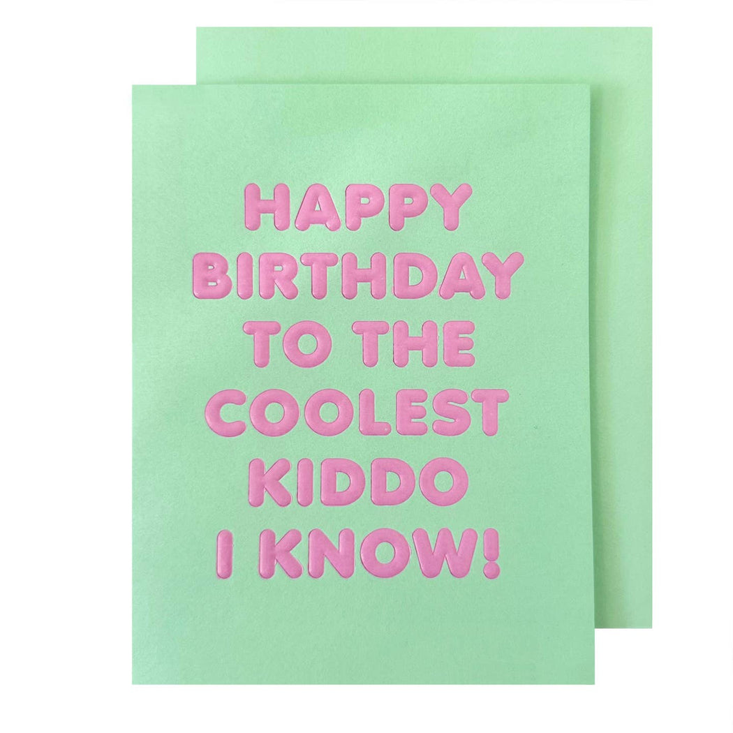 Coolest Kiddo Happy Birthday Card