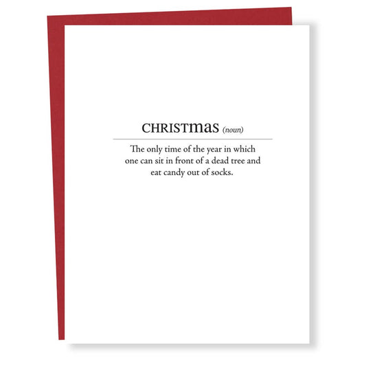 SP #157: Christmas Definition Card