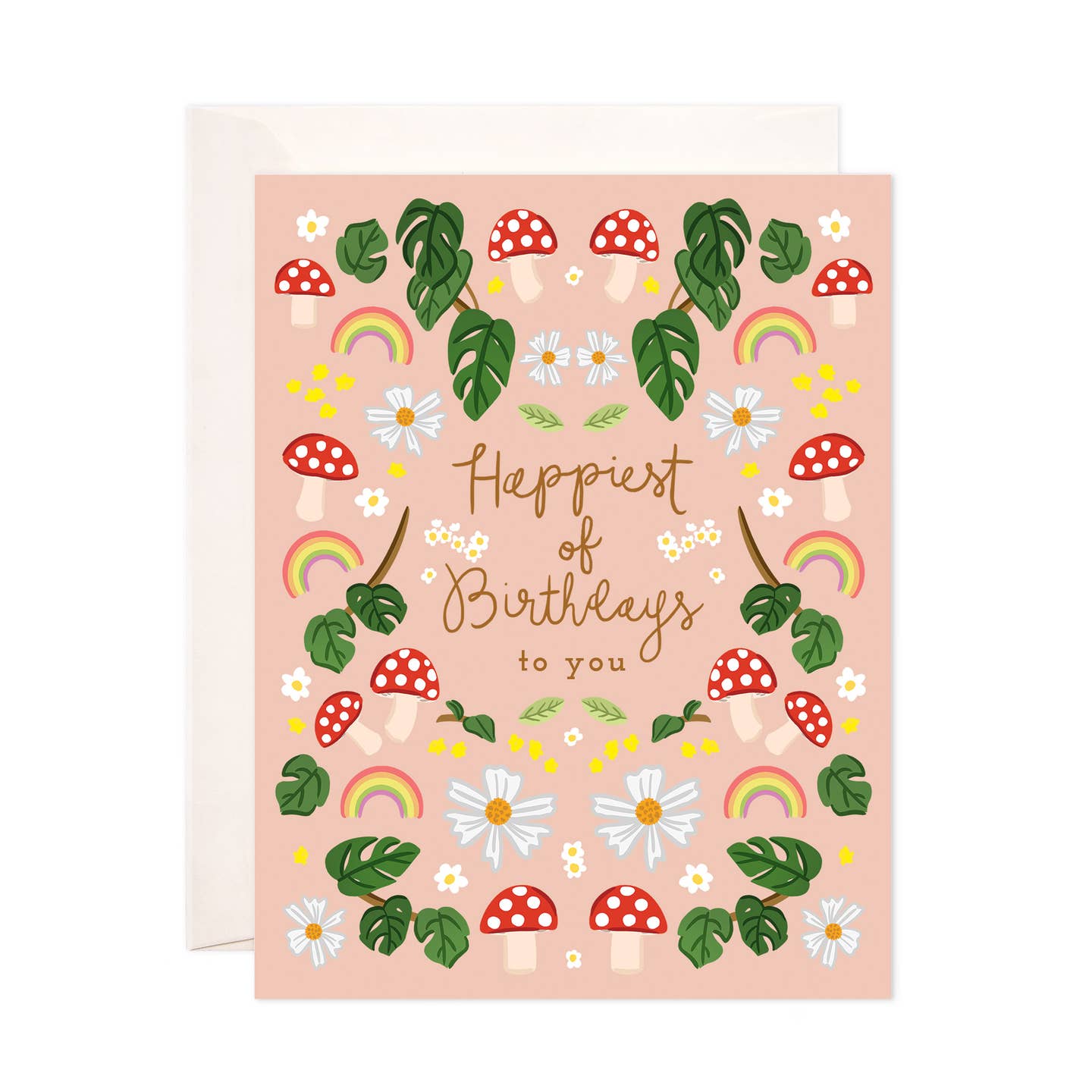 Happiest Mushrooms Birthday Card