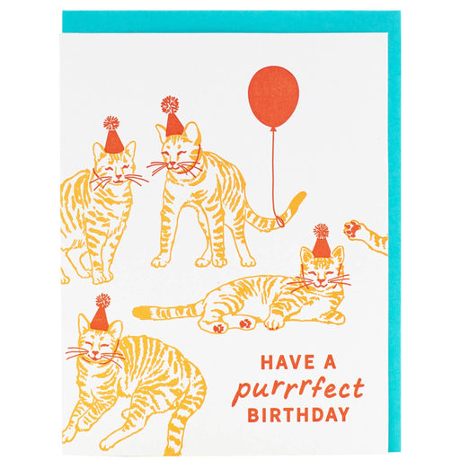 Party Cats Purrrfect Birthday Card