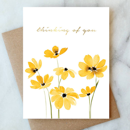 Thinking of You Yellow Daisies Card