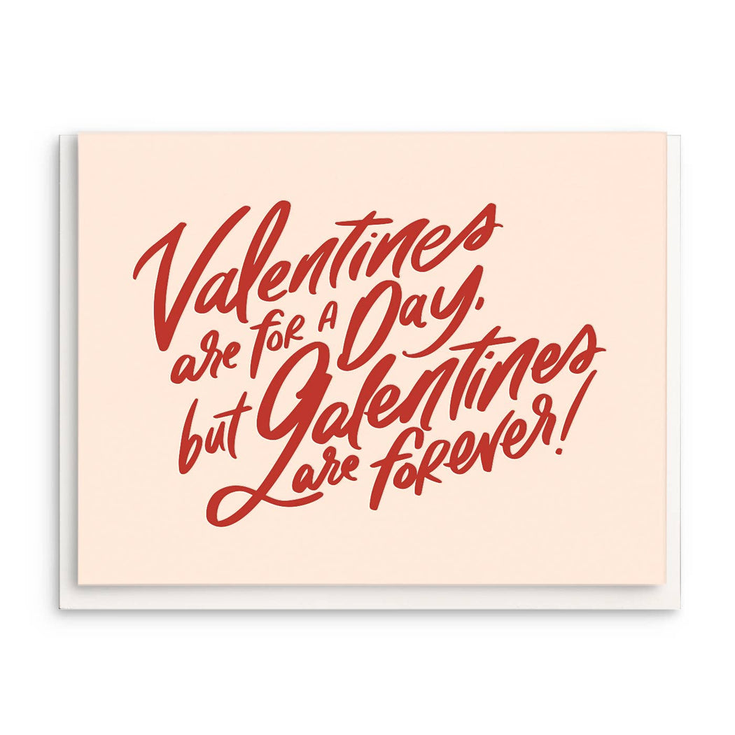 Galentines are Forever Valentines Day Card