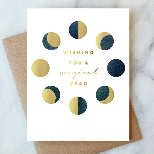 Moon Wishing You a Magical Year Birthday Card