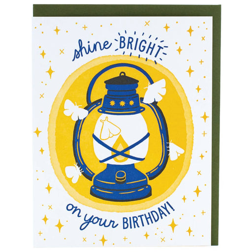 Lantern Shine Bright Birthday Card