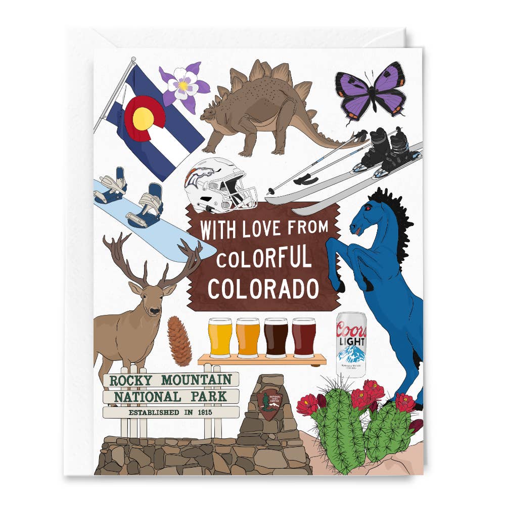 With Love from Colorful Colorado Card