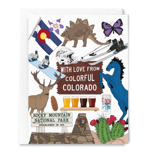 With Love from Colorful Colorado Card