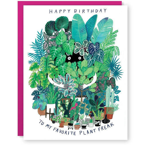 Favorite Plant Freak Birthday Card