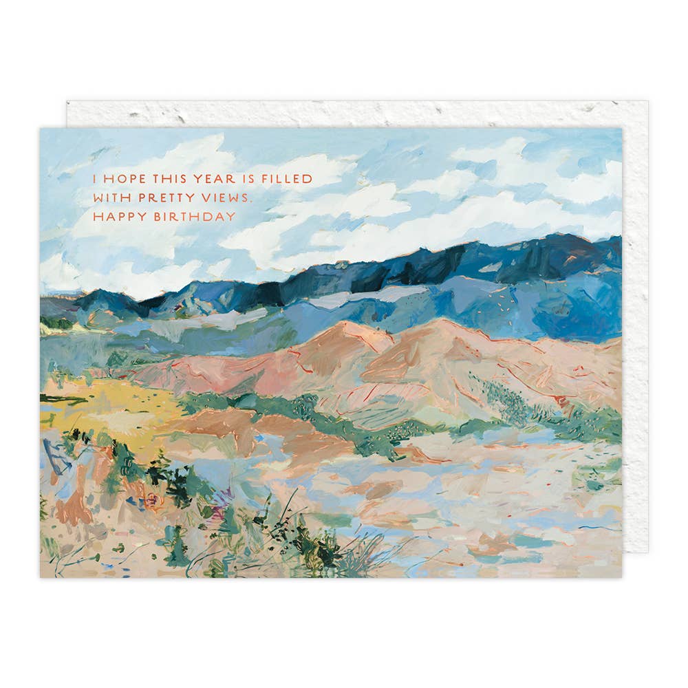 Hope This Year is Filled With Pretty Views Birthday Card