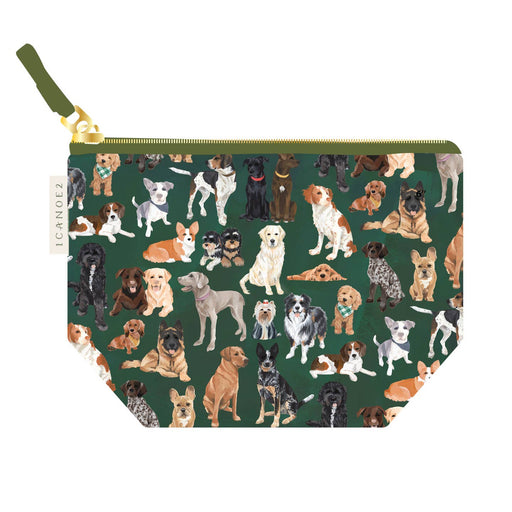 Furry Friends Dogs Canvas Pouch