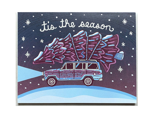 Tis the Season Tree Car Card