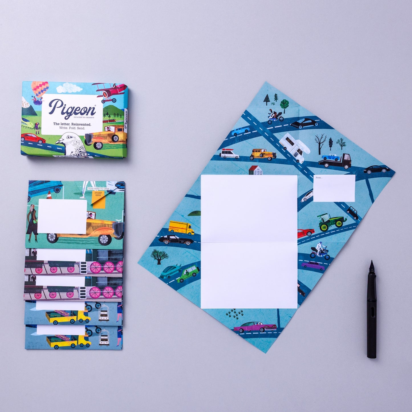 Hop-On-Board Folding Letter Set