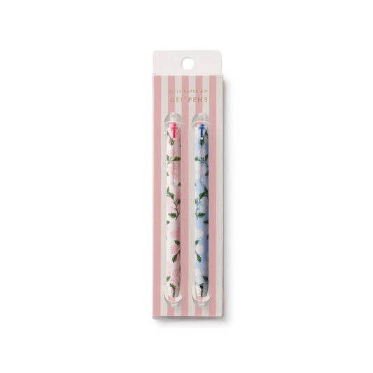 Hydrangea Gel Pens Set of 2