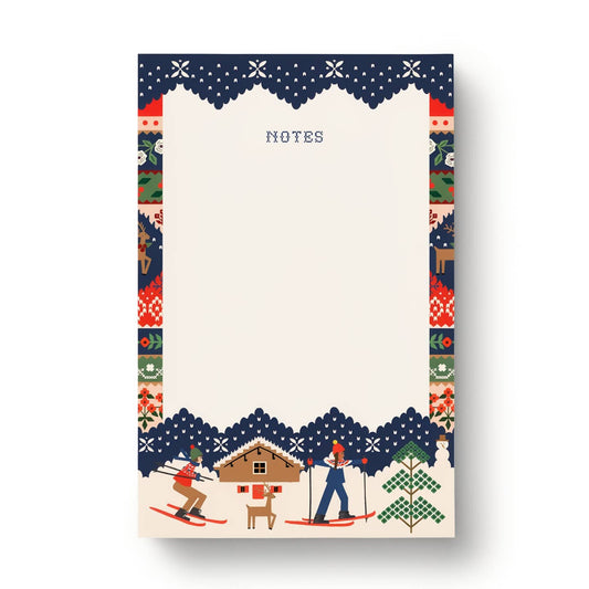 Ski Chalet Notepad