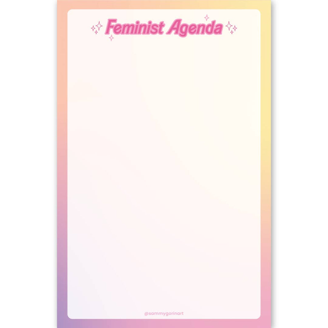 Feminist Agenda Notepad