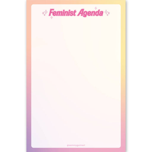 Feminist Agenda Notepad