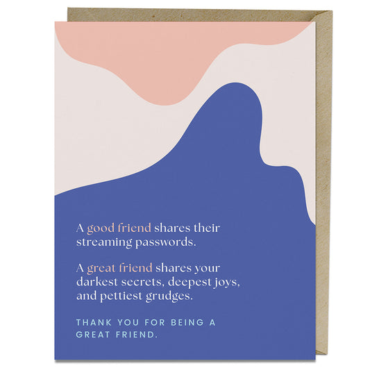 Nora Mcinerny Great Friend Card