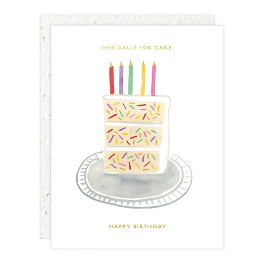 This Calls for Cake Birthday Slice Card