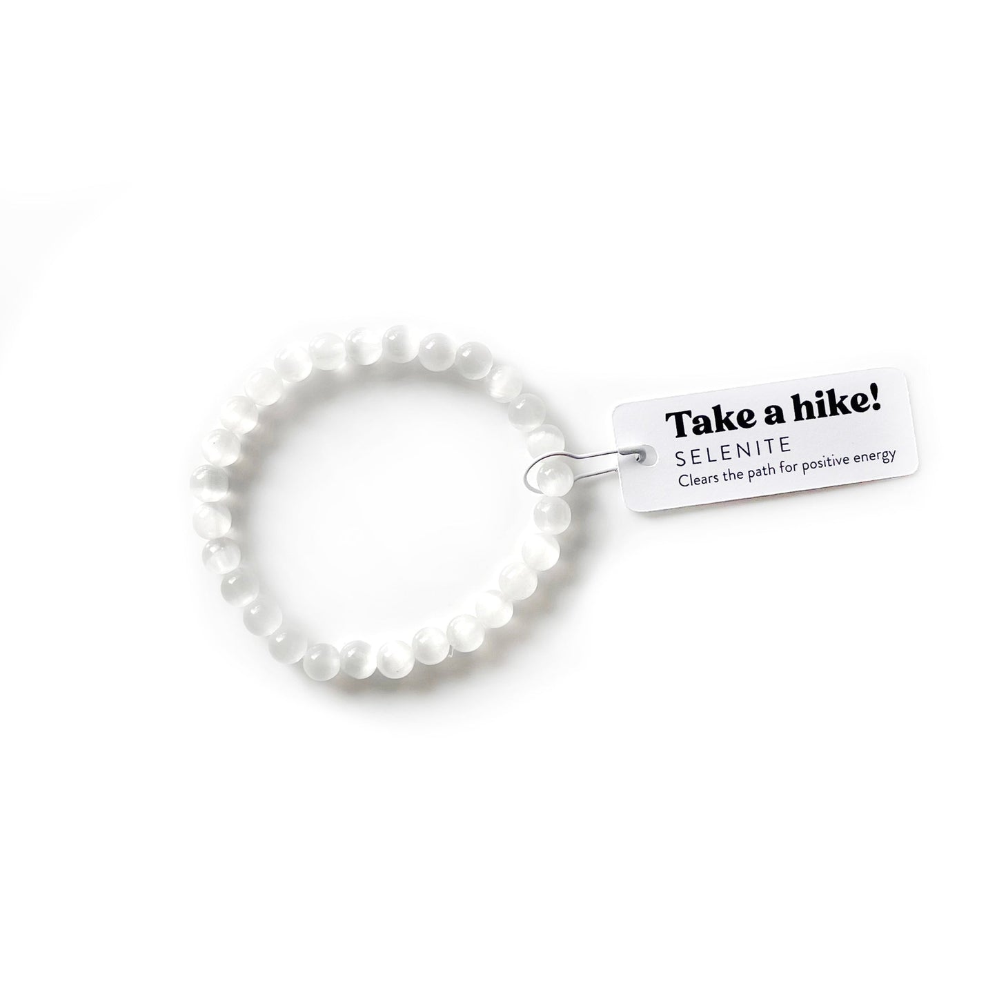 Take A Hike Selenite Bracelet