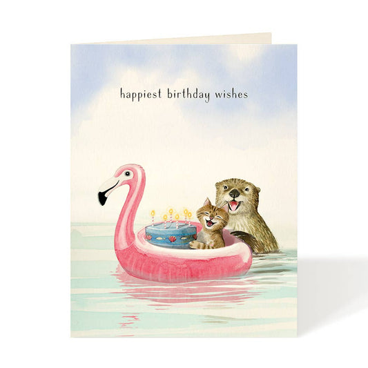 Birthday Floatie Wishes Card