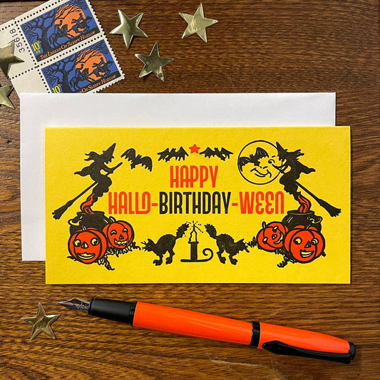 Happy Hallow Birthday Ween Card