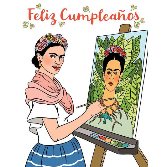 Frida Feliz Cumpleaños Birthday Card