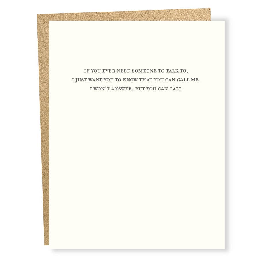 SP #839: Call Me Card