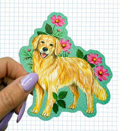 Golden Retriever Dog Sticker