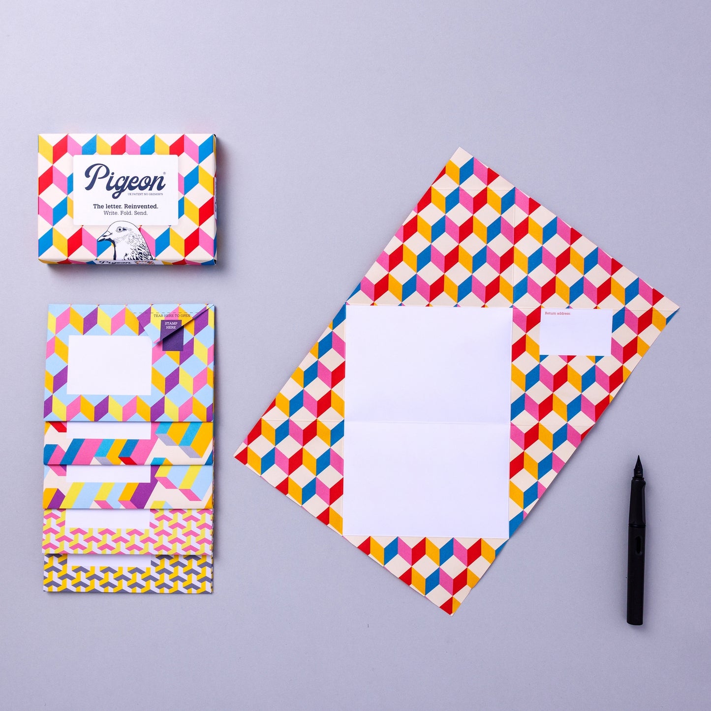Urban Pigeon Folding Letter Set