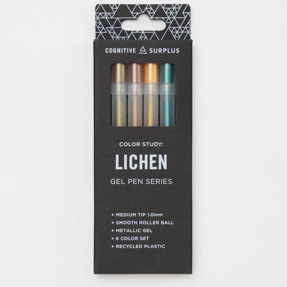 Lichen Metallic Gel Pens