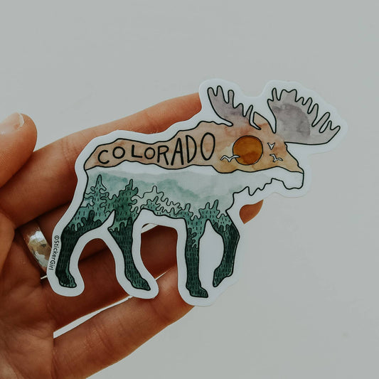 Colorado Moose Sticker