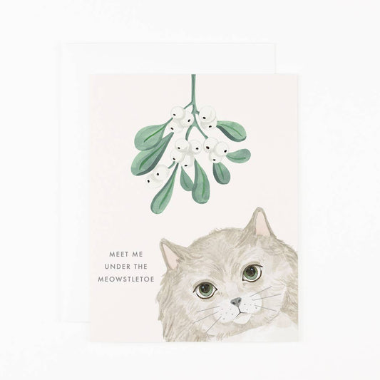 Meet Me Under the Meowstletoe Card