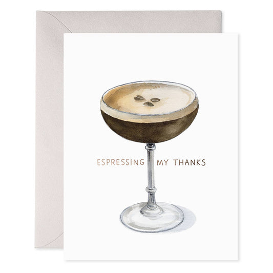 Espressing My Thanks Martini Card