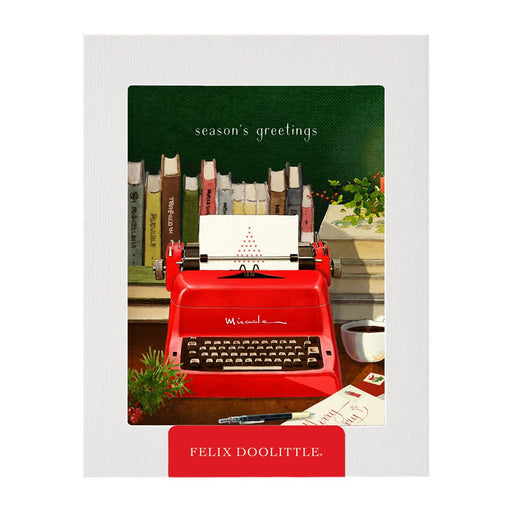 Holiday Letter Seasons Greetings Box Set of Cards