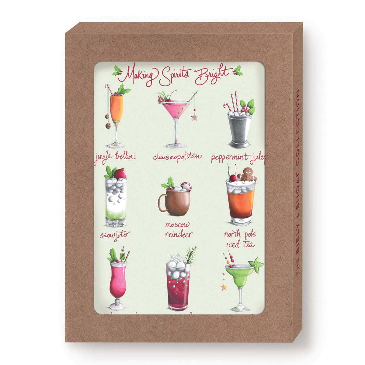 Making Spirits Bright Cocktails Boxed Cards