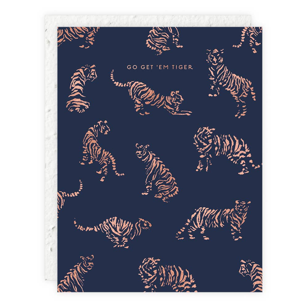Go Get Em Tigers Card