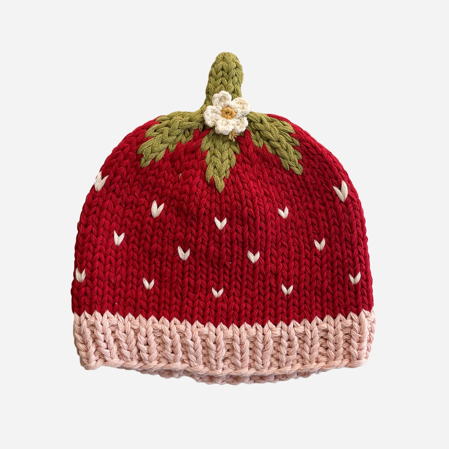 Strawberry Beanie Baby Hat