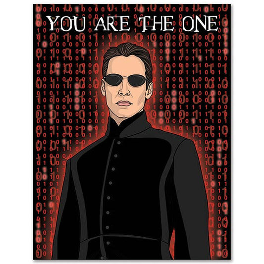 Matrix You Are the One Card