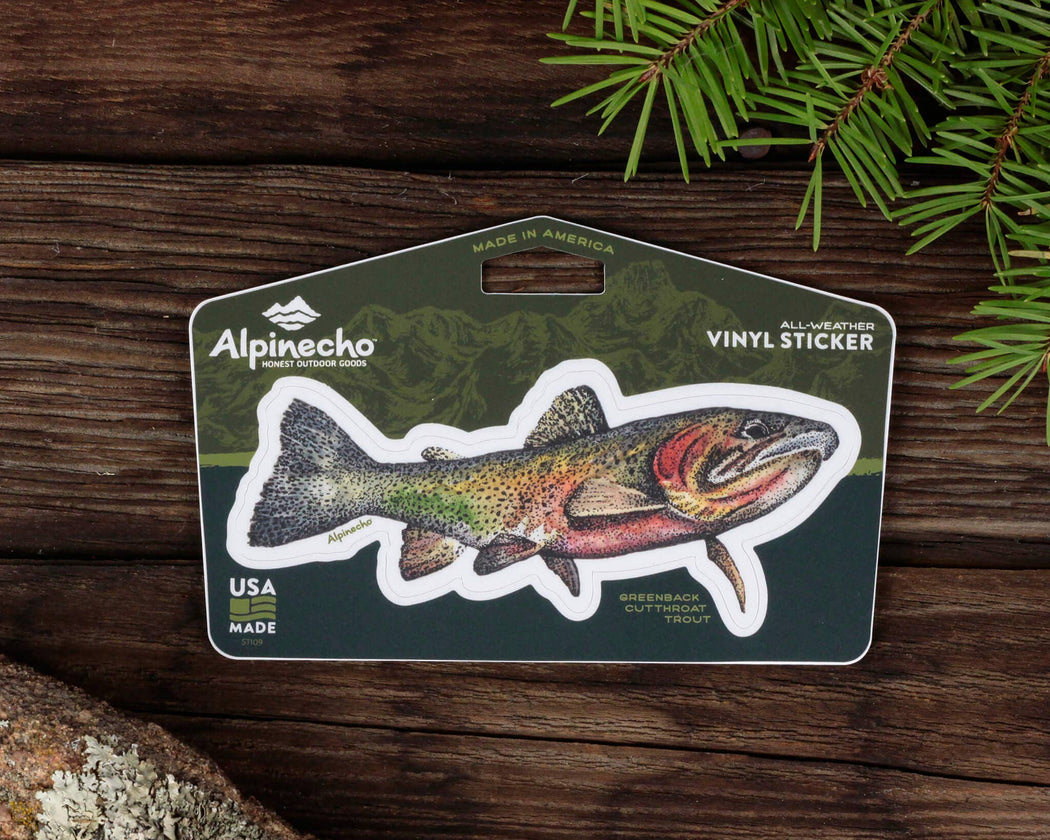Cutthroat Trout Fish Vinyl Sticker